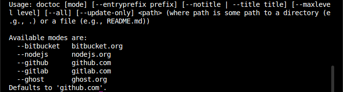 DocToc