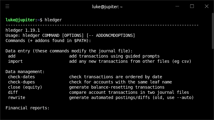 hledger